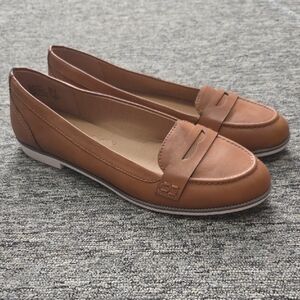American Eagle Outfitters Cognac Brown Penny Loafers